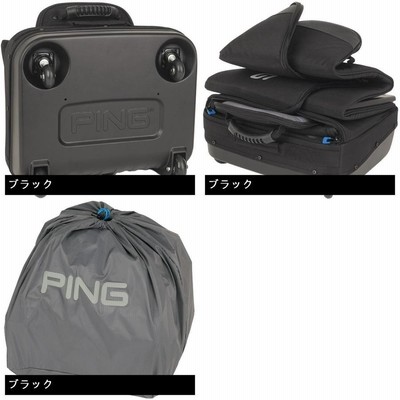 PING ピン ローリングトラベルカバー トラベルバッグガンメタル