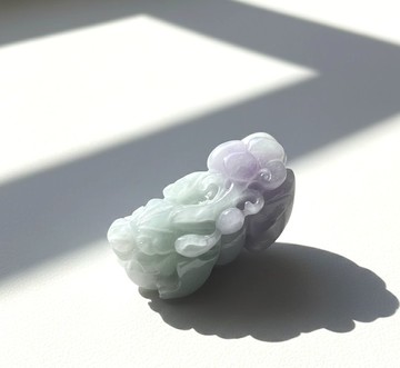 【招財神獸】春帶彩翡翠貔貅 | 天然緬甸玉翡翠A貨 | 送禮