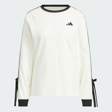 Adidas 愛迪達 Dance Ls Tee2 KG3859 女 長袖上衣 休閒長袖 白 亞版