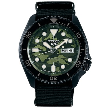 SEIKO 5 Sports 自信迷彩 機械腕錶 錶 手錶 送禮 (SRPJ37K1/4R36-13B0G)