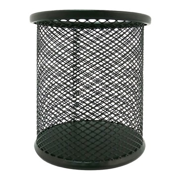 ABEL 力大牌 拉網筆筒  烤漆銀  1個