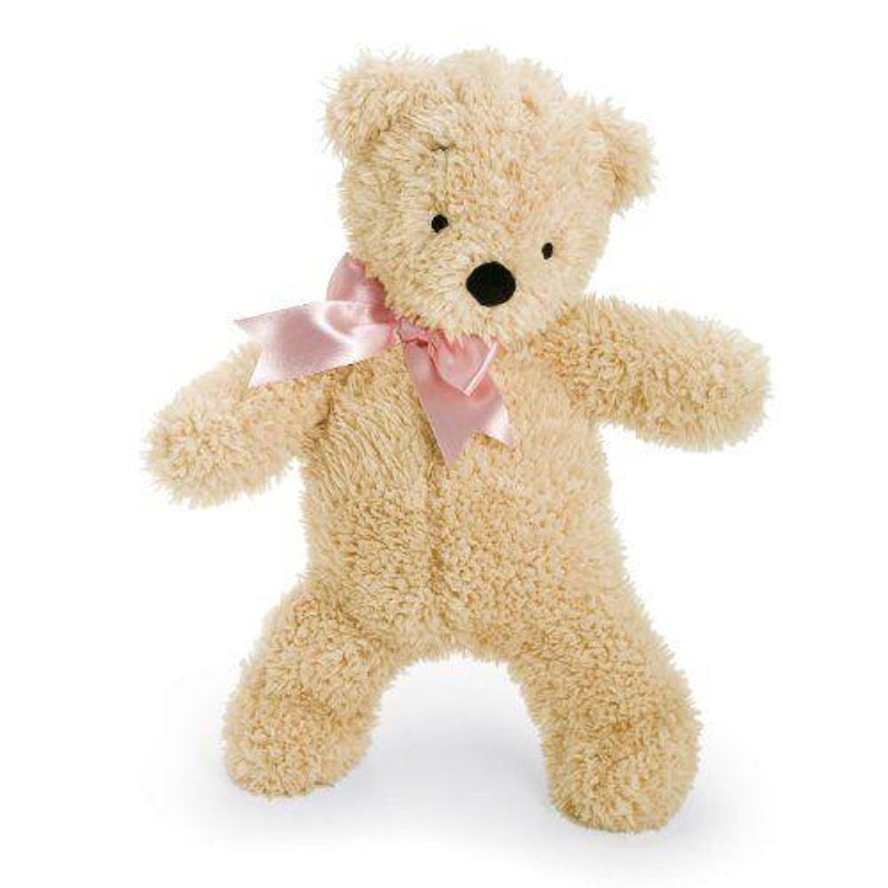 North American Bear ノースアメリカンベア Smushy Bear, Pink Ribbon