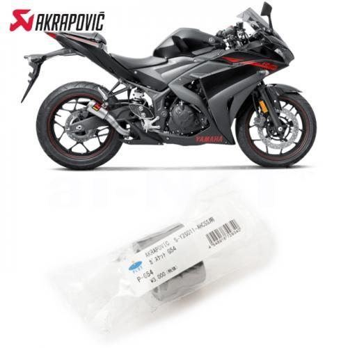 アクラポビッチ スリップオンマフラー　yzfr25•r3 mt25•mt03用