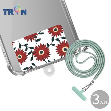 TRON iPhone 16ProMax 紅防摔 手機 掛繩 手機殼