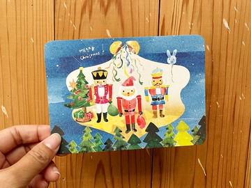 胡桃鉗派對  ( 2入 ) - 聖誕明信片