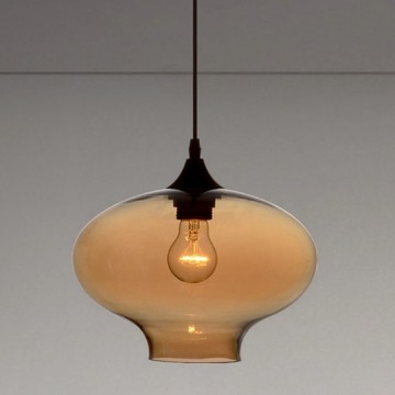 E27電鍍玻璃單吊燈 L01-0952