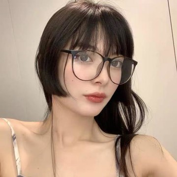 小紅書57大框復古近視眼鏡框架男女同款學生全框圓框眼鏡防藍光