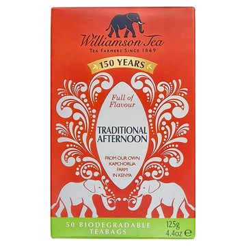 Williamson Tea 威廉森茶 茶包系列-傳統英式下午茶 肯亞紅茶  2.5g  50包  1盒