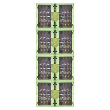 多層五開櫃 四層 788-4 收納櫃 (67 x 47 x 144cm) - 居家置物好幫手  綠色  1個