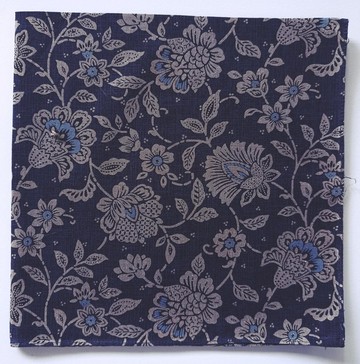 印花圖騰頭巾，20.5 x 20 英吋，日本布料，棉質，禮品