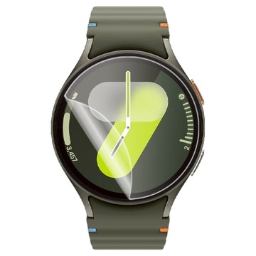 SINJIMORU Galaxy Watch 全覆蓋自我修復TPU智慧手錶保護膜 3入  Galaxy Watch 7/6/5/4 44mm  透明色  1組