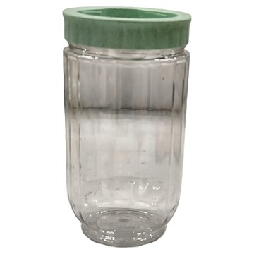 FAmILyLIFE 生活 疊疊樂多功能防潮保鮮密封罐 3入組 香草綠 1L  18.2 x 10cm  1個