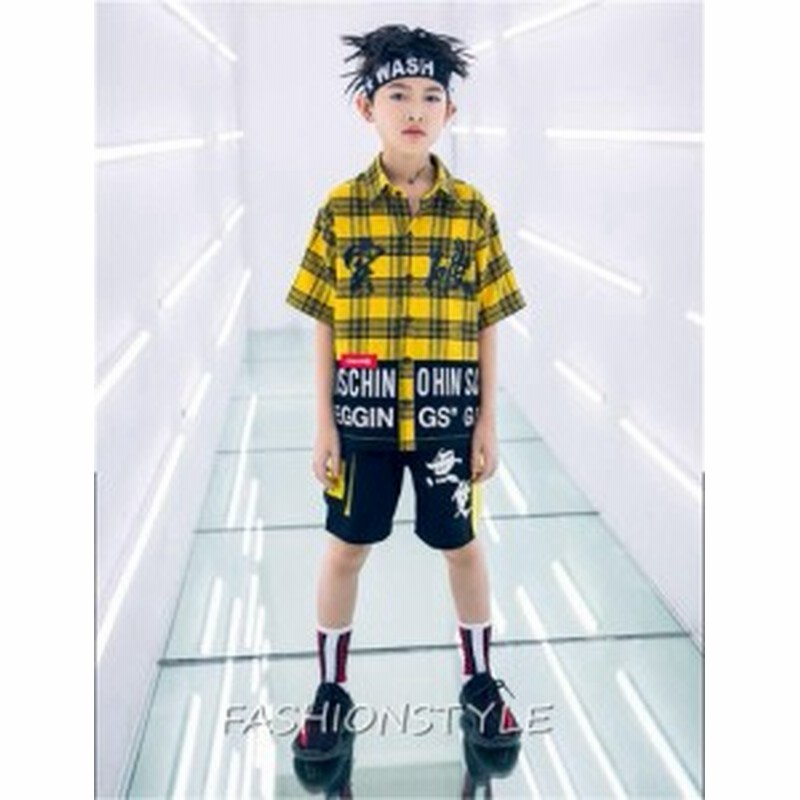 キッズダンス衣装 Hiphop ダンス 衣装 キッズ ヒップホップ パンツ 長袖トップス ショートパンツ 子供ダンス セットアップ チェック柄 通販 Lineポイント最大1 0 Get Lineショッピング