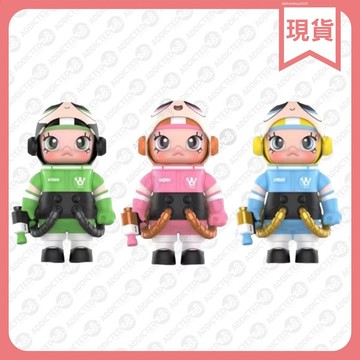 POPMART 泡泡瑪特 MEGA SPACE MOLLY 飛天小女警 400+100%