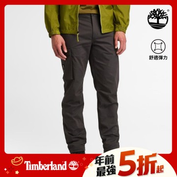 (領券再折)Timberland官方旗艦 男款黑色智慧控溫長褲|A62N7001
