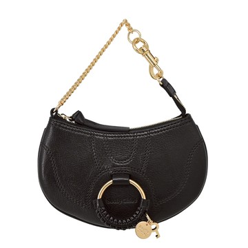 SEE BY CHLOE HANA 山羊皮鏈帶手提包（黑色）_廠商直送