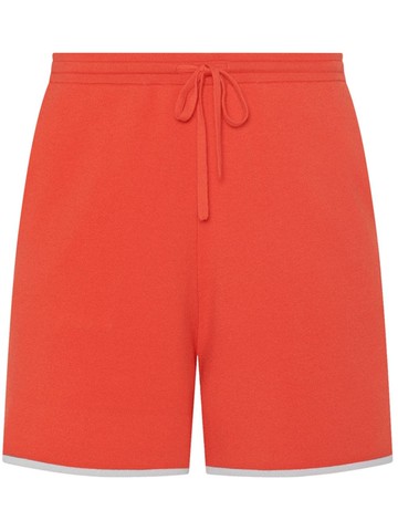 Rosetta Getty - x Violet Getty wool-cotton track pants - unisex - Cotton/Wool - S - Red