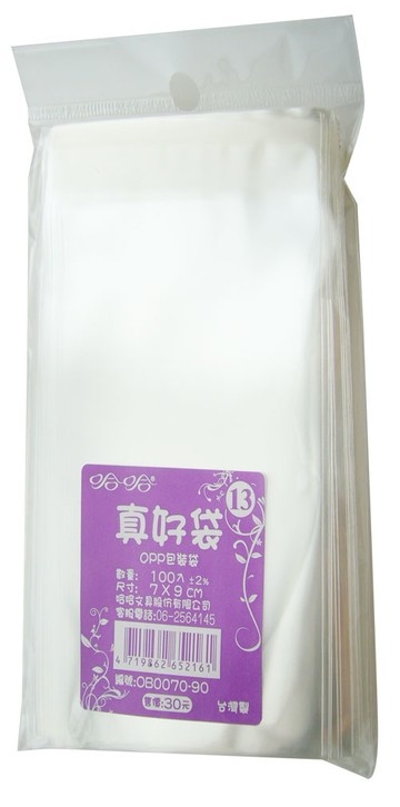 真好袋 OB0070-90 OPP自黏袋 7 X 9cm -100個入 / 包【APP滿額下單10%點數(單一帳號最高1000點)】4/30止