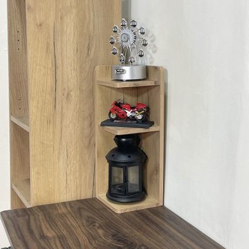 One 生活 桌上角落架 櫃子收納/可超取/三層架/化妝品收納(寬15CM桌上轉角架)