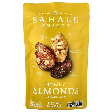 Sahale Snacks, 上釉混合物，蜂蜜杏仁，4 盎司（113 克）