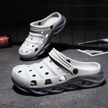 【Taroko】夏日透氣舒適洞洞兩用涼拖鞋(5色可選)