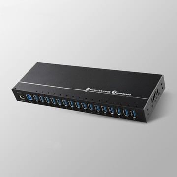 易控王 工業級 USB3.0 16埠集線器 16Port Hub(40-732-05)