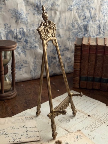 50267-典雅法國19世紀末至20世紀初古董黃銅架