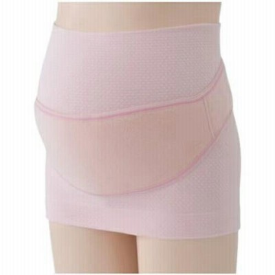 【即納】犬印 はじめて妊婦帯セット コルセットタイプ ピンク M〜Lサイズ(1枚入)【4905179769214】