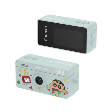 【Crayon Shin-chan 蠟筆小新】官方授權 TC08迷你數位相機-綠色