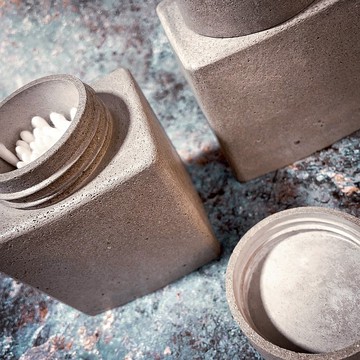 福利品 --- 無蓋---水泥製收納罐