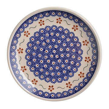 ZAKLADY CERAMICZNE BOLESLAWIEC 圓形淺盤 19cm  Blue  1個