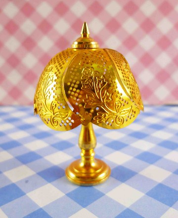 【震撼精品百貨】日本迷你袖珍擺飾-圓檯燈 震撼日式精品百貨