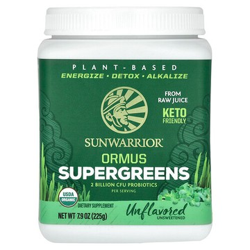Sunwarrior, Ormus Supergreens，原味，7.9 盎司（225 克）