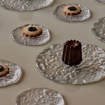 丹麥 Ferm Living MOMENTO 玻璃置物盤 透明 二入組