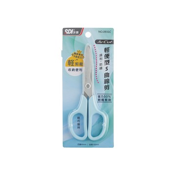 SDI 手牌 │0931C│Air Cut•S曲線剪（輕便型）剪刀 事務剪刀 好好逛文具小舖