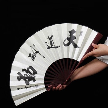 中國風扇子古風折扇男絹布扇復古折疊網紅漢服蹦迪跳舞扇隨身攜帶