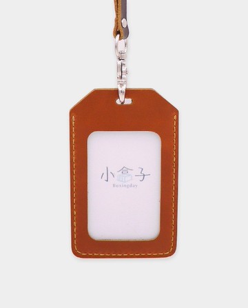 【小盒子】皮革識別證/卡套_直式 /Gogoro/ID Badge Holder/客製