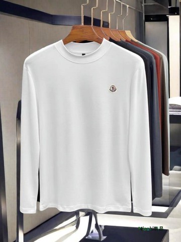 奢品同款 簡約舒適秋冬裝打底衫新款男士長袖T恤時尚百搭圓領上衣-Misaki精品