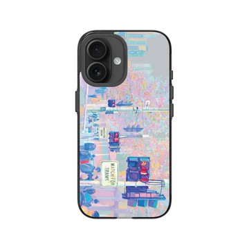 iPhone 16 Clear (相機按鈕) 酷墨灰 - Jop Dong Sa Ni - 春霧之城