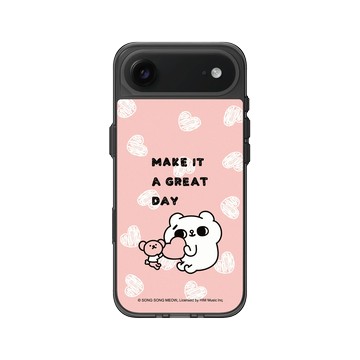 iPhone Air Clear (相機按鈕) 酷墨灰 - 爽爽貓 Song Song Meow by SECOND - Make it a great day