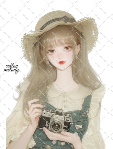 original sticker no.5593 人物貼紙 原創貼紙 人物插畫貼紙 女孩貼紙 原創人物貼紙