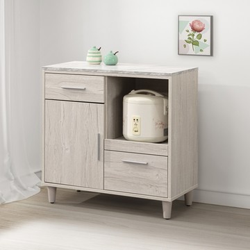 MUNA家居 迪奧2.7尺餐櫃/碗盤櫃(下座)(共兩款) 81.6X40X80.2cm