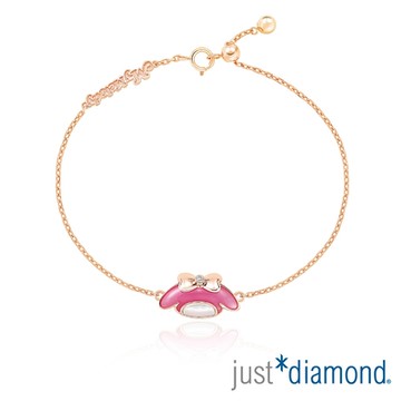 【Just Diamond】甜粉萌魅-Melody 鑽石手鍊