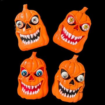 萬聖節禮物🎃骷髏 派對佈置 幽靈 交換禮物 萬聖節南瓜眼球面具道具派對聚會表演用品恐怖面具成人服飾 兒童禮物 HLJ
