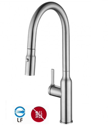 【麗室衛浴】國產精品 LF無鉛 伸縮/抽拉 水槽龍頭/立式龍頭/吧檯/洗衣槽/檯面龍頭 107015