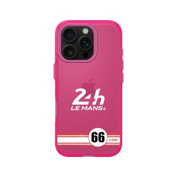iPhone 16 Pro Clear 粉漾桃 - 24 Hours of Le Mans - Le Mans 66 Logo