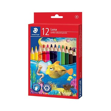 STAEDTLER 施德樓 LUNA JUMBO油性色鉛筆-12色