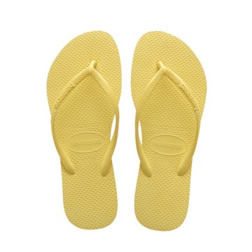 Havaianas Top Flip Flops 人字拖 海灘鞋 細帶 鵝黃 巴西 女鞋 4000030-7598W [台灣現貨]