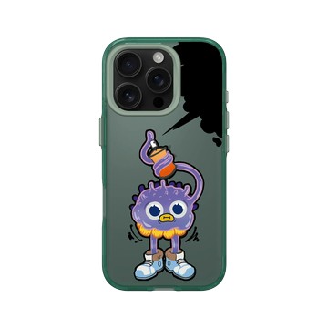 iPhone 16 Pro Clear 憂墨綠 - Graffiti / 街頭塗鴉 - 街頭兄弟