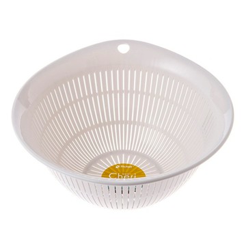 Richell 利其爾 瀝水盆 白色  L(24.3 x 23 x 11.2mm)  1個